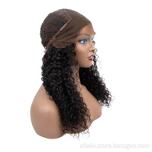 180% Density Human Lace Front Wigs, 10A Grade Silky Straight Pre Plucked 13x4 13x6 Transparent Frontal Raw Indian Hair Wig
